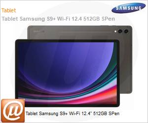 SM-X810NZAHZTO - Tablet Samsung S9+ Wi-Fi 12.4" 512GB SPen 