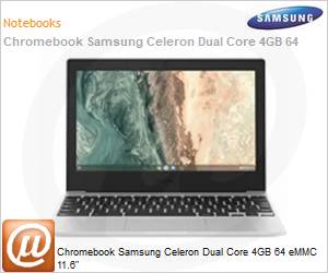 XE310XDA-KS1BR - Chromebook Samsung Celeron Dual Core 4GB 64 eMMC 11.6" 