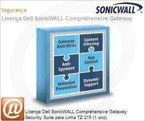 Sonicwall 01 Ssc 4793 Licenca Dell Sonicwall Comprehensive Gateway Security Suite Para Linha Tz 215 1 Ano Microsafe