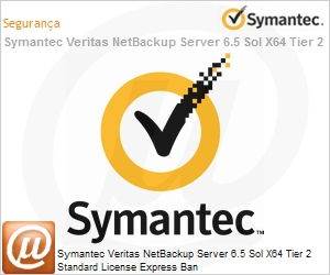 12526838 - Symantec Veritas NetBackup Server 6.5 Sol X64 Tier 2 Standard License Express Ban 