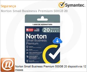 21460295 - Norton Small Business Premium 500GB 20 dispositivos 12 meses 