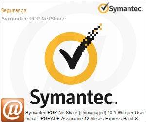 JSKCWZZ0-AI1ES - Symantec PGP NetShare (Unmanaged) 10.1 Win per User Initial UPGRADE Assurance 12 Meses Express Band S 