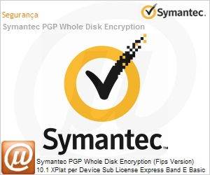 K5D1XZS0-BI1EE - Symantec PGP Whole Disk Encryption (Fips Version) 10.1 XPlat per Device Sub License Express Band E Basic 12 Meses 