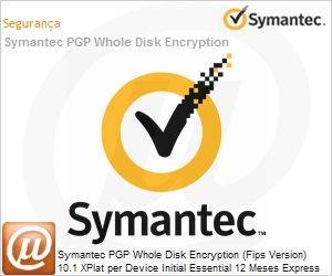 K5D1XZZ0-EI1EF - Symantec PGP Whole Disk Encryption (Fips Version) 10.1 XPlat per Device Initial Essential 12 Meses Express Band F 