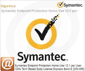 KN57OZF0-ZZZEE - Symantec Endpoint Protection Home Use 12.1 per User 12Mo Term Based Subs License Express Band E [250-499] 