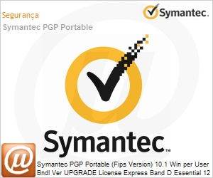 KP8KWZU0-EI1ED - Symantec PGP Portable (Fips Version) 10.1 Win per User Bndl Ver UPGRADE License Express Band D Essential 12 Meses 