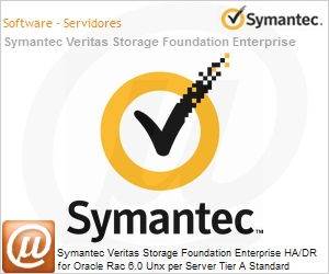 L7GUUAF0-ZZZES - Symantec Veritas Storage Foundation Enterprise HA/DR for Oracle Rac 6.0 Unx per Server Tier A Standard License Express Band S [001+] 