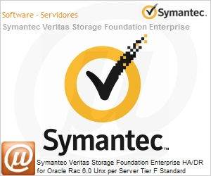 L7GUUFF0-ZZZES - Symantec Veritas Storage Foundation Enterprise HA/DR for Oracle Rac 6.0 Unx per Server Tier F Standard License Express Band S [001+] 