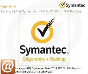 NAV-2012-BR-3U-MM - Licena [AB] Symantec NAV 2012 BR 3U MM Norton Antivirus 2012 BR 3 User MM 