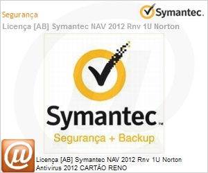 NAV-2012-Rnv-1U - Licena [AB] Symantec NAV 2012 Rnv 1U Norton Antivirus 2012 CARTO RENO 