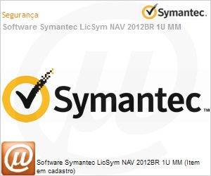 NAV2012BR1UMM - Software Symantec LicSym NAV 2012BR 1U MM (Item em cadastro)