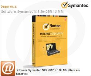 NIS2012BR1UMM - Software Symantec NIS 2012BR 1U MM (Item em cadastro)