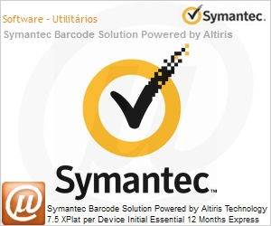 NJY3XZZ0-EI1ES - Symantec Barcode Solution Powered by Altiris Technology 7.5 XPlat per Device Initial Essential 12 Months Express Band S 