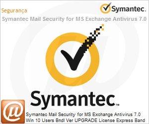 NNOBWZU0-EI1ES - Symantec Mail Security for MS Exchange Antivirus 7.0 Win 10 Users Bndl Ver UPGRADE License Express Band S [001+] Essential 12 Meses 