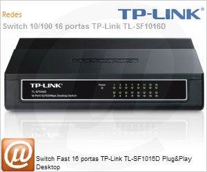 TL-SF1016D - Switch TP-Link TL-SF1016D Mesa (16 x Fast)