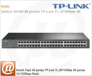 TL-SF1048 - Switch Fast 48 portas TP-Link TL-SF1048de 48 portas 10/100Mbps Rack 