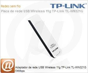 TP-Link - TL-WN321G - Adaptador De Rede USB Wireless 11g TP-Link TL ...