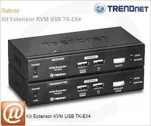 TK-EX4 - Kit Extensor KVM USB TK-EX4