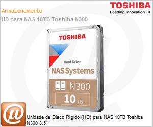HDWG11AXZSTA - Unidade de Disco Rgido (HD) para NAS 10TB Toshiba N300 3,5" 