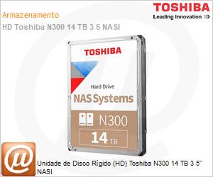 HDWG31EXZSTA - Unidade de Disco Rgido (HD) Toshiba N300 14 TB 3 5" NASI 