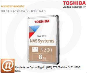 HDWG780XZSTA - Unidade de Disco Rgido (HD) 8TB Toshiba 3 5" N300 NAS 