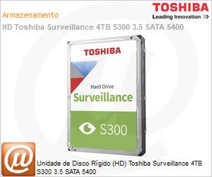 HDWT840UZSVA - Unidade de Disco Rgido (HD) Toshiba Surveillance 4TB S300 3.5 SATA 5400