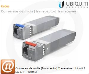 UACC-OM-SM-10G-S - Conversor de mdia [Transceptor] Transceiver Ubiquiti 1 LC SFP+ 10km-2 