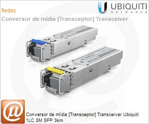 UACCOMSM1GS2 - Conversor de mdia [Transceptor] Transceiver Ubiquiti 1LC SM SFP 3km
