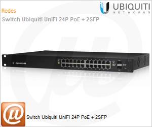 US-24-250W - Switch PoE 26 portas Ubiquiti UniFi 24P PoE + 2SFP 