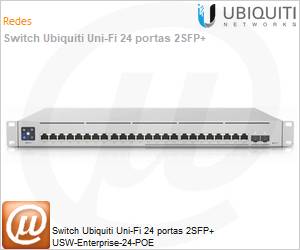 USW-E-24-POE - Switch PoE 26 portas Ubiquiti Uni-Fi 24 portas 2SFP+ USW-Enterprise-24-POE