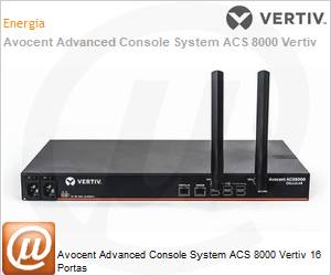 ACS8016MDAC-400 - Avocent Advanced Console System ACS 8000 Vertiv 16 Portas 