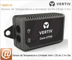 GTHD - Sensor de Temperatura e Umidade Vertiv CB de 3.1m Gei 