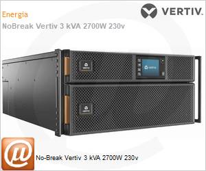 GXT53000IRT2UXL - No-Break Vertiv 3 kVA 2700W 230v 