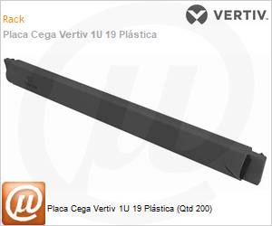 VRA2001 - Placa Cega Vertiv 1U 19 Plstica (Qtd 200)