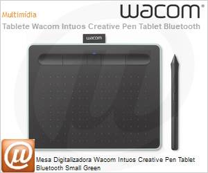CTL4100WLE0 - Mesa Digitalizadora Wacom Intuos Creative Pen Tablet Bluetooth Small Green