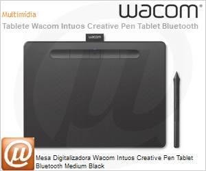 CTL6100WLK0 - Mesa Digitalizadora Wacom Intuos Creative Pen Tablet Bluetooth Medium Black