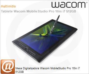 DTHW1620HK1 - Mesa Digitalizadora Wacom MobileStudio Pro 16in i7 512GB