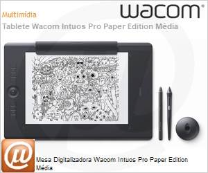 PTH660P - Mesa Digitalizadora Wacom Intuos Pro Paper Edition Mdia