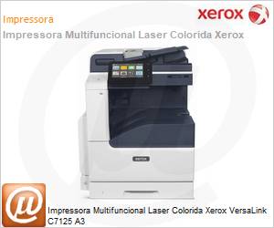 C7125DMONO - Impressora Multifuncional Laser Colorida Xerox VersaLink C7125 A3 