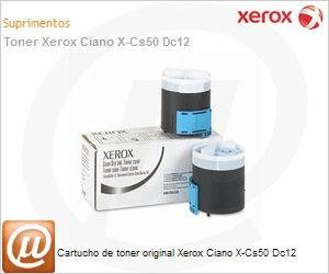 006R01050-NO - Cartucho de toner original Xerox Ciano X-Cs50 Dc12