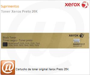006R01517NO - Cartucho de toner original Xerox Preto 26K 