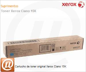006R01520NO - Cartucho de toner original Xerox Ciano 15K 