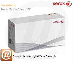 006R01702NO - Cartucho de toner original Xerox Ciano 15K 