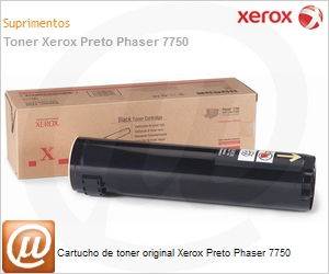 106R00652 - Cartucho de toner original Xerox Preto Phaser 7750
