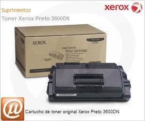 106R01371 - Cartucho de toner original Xerox Preto 3600DN