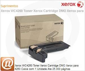 106R01410-NO - Xerox WC4260 Toner Xerox Cartridge DMO Xerox para 4260 Caixa com 1 Unidade Ate 25.000 pginas