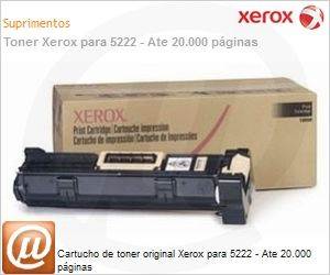 106R01413-NO - Cartucho de toner original Xerox para 5222 - Ate 20.000 pginas