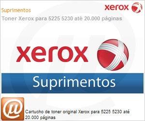 106R01413NO - Cartucho de toner original Xerox para 5225 5230 at 20.000 pginas