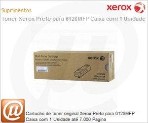 106R01459NO - Cartucho de toner original Xerox Preto para 6128MFP Caixa com 1 Unidade at 7.000 Pagina