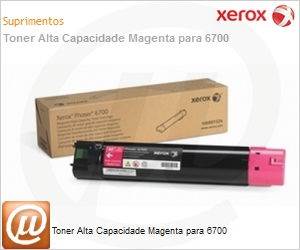 106R01524-NO - Toner Alta Capacidade Magenta para 6700